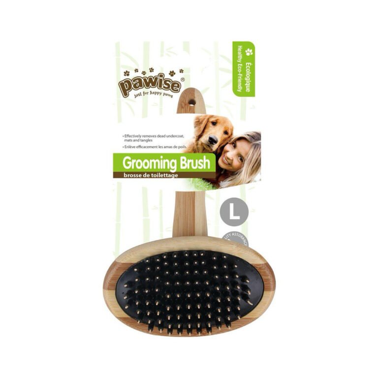 Pawise Oval Træ Massage/Grooming Børste
