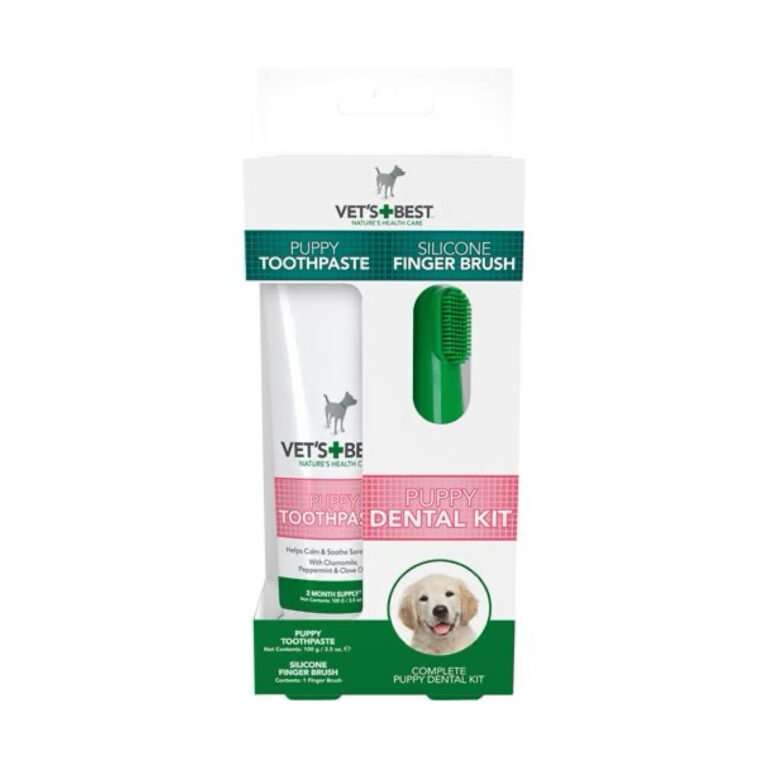 VetsBest Puppy Dental Kit Tandpasta + Tandbørste