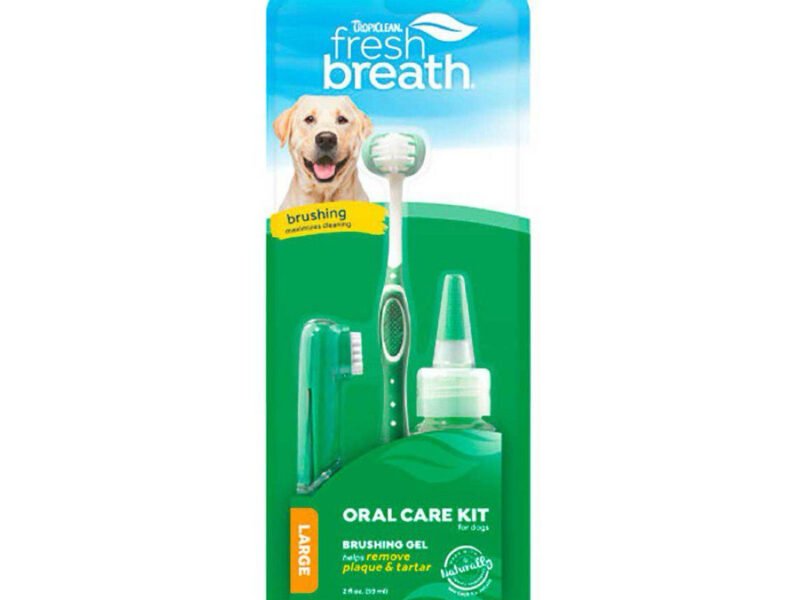 Tropiclean Oral Care Kit Til Mellem & Store Hunde