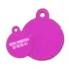 Hundetegn Cirkel Pink