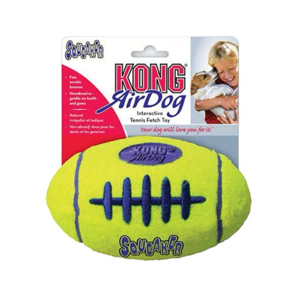 KONG Squeakair Football Tennis Hundelegetøj