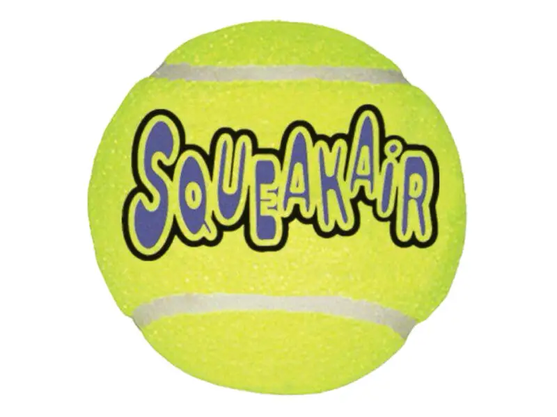 KONG Squeakair Tennisbold M/Piv Hundelegetøj
