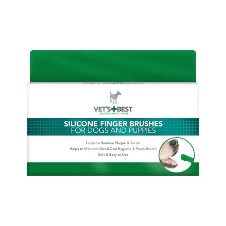 VetsBest Silikone Fingertandbørster 5 stk/pk