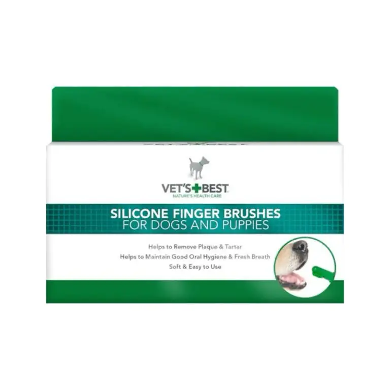 VetsBest Silikone Fingertandbørster 5 stk/pk