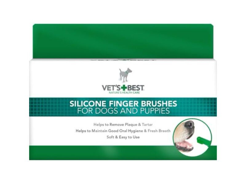 VetsBest Silikone Fingertandbørster 5 stk/pk