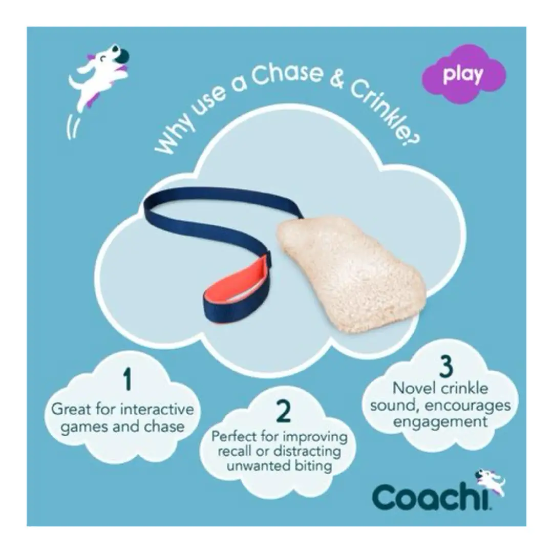 Coachi Chase & Crinkle Træningslegetøj - Billede 2