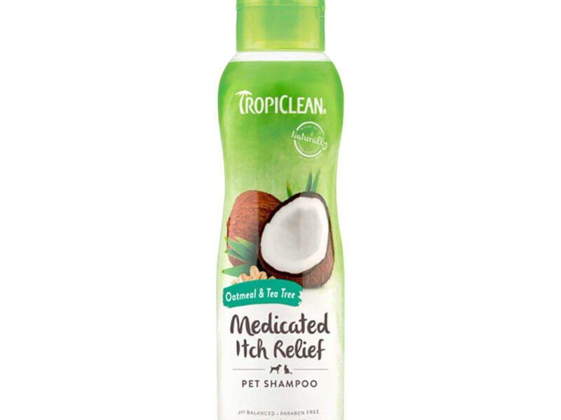 Tropicelan Medicated Itch Relief Kløestillende Hundeshampoo 355 ml