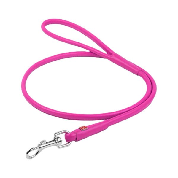 Waudog Soft Rundsyet Føreline Læder Pink