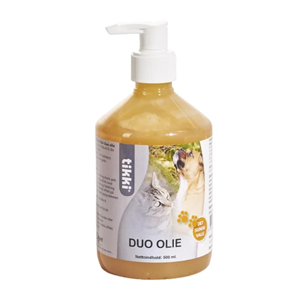 Tikki Duo Olie Lakseolie & Lammefedt 500 ml