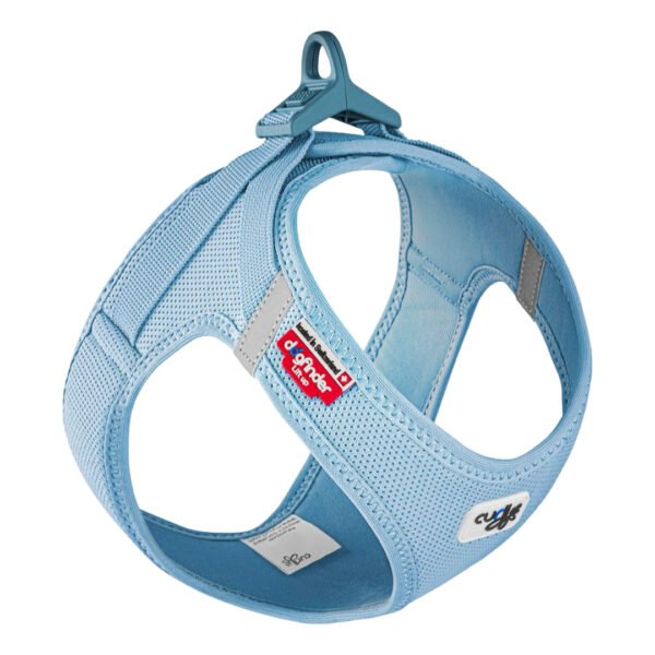 Curli Air-Mesh Vest Step-In Hundesele Lyseblå
