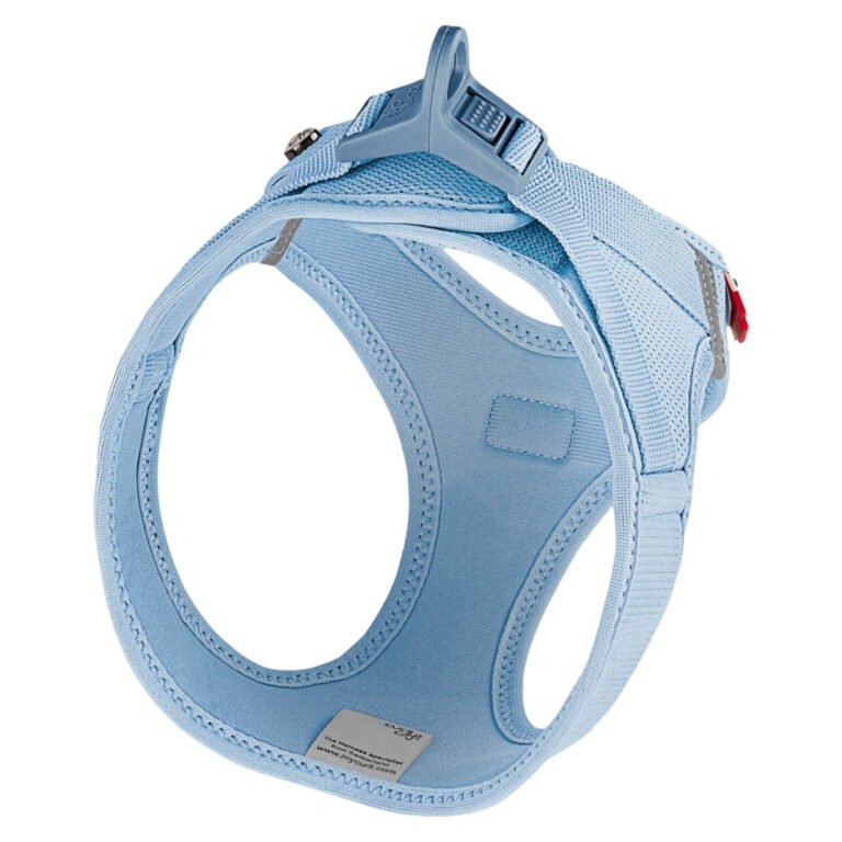 Curli Air-Mesh Vest Step-In Hundesele Lyseblå
