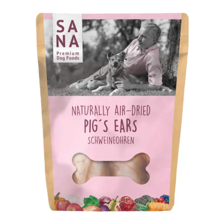 SanaDog Lufttørrede Griseøre Natursnack 20 stk