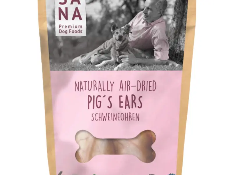 SanaDog Lufttørrede Griseøre Natursnack 20 stk