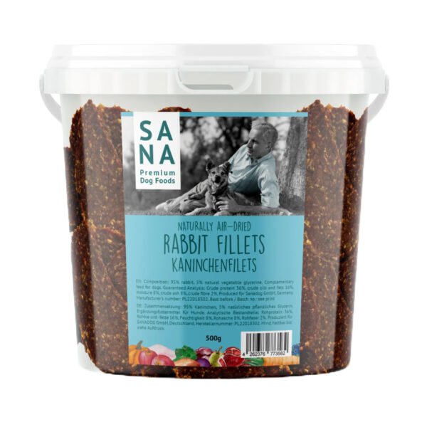 Sanadog Rabbit Fillets Tørret Kaninkød 500 g