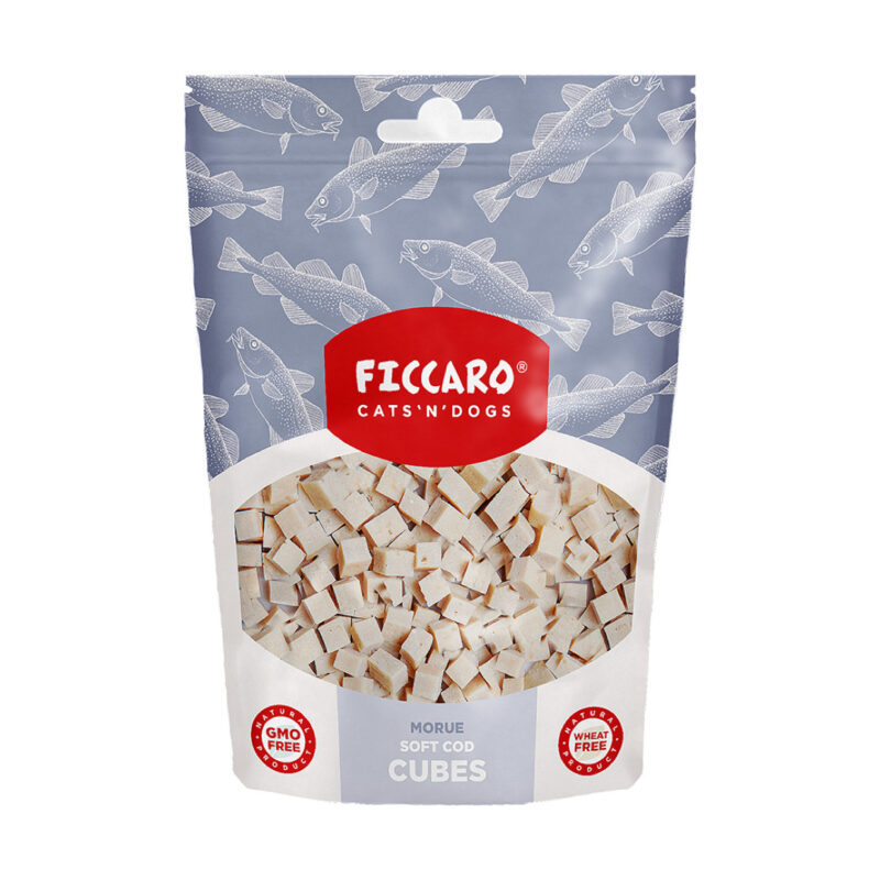 Ficcaro Godbidder Soft Cubes Torsk 100 g