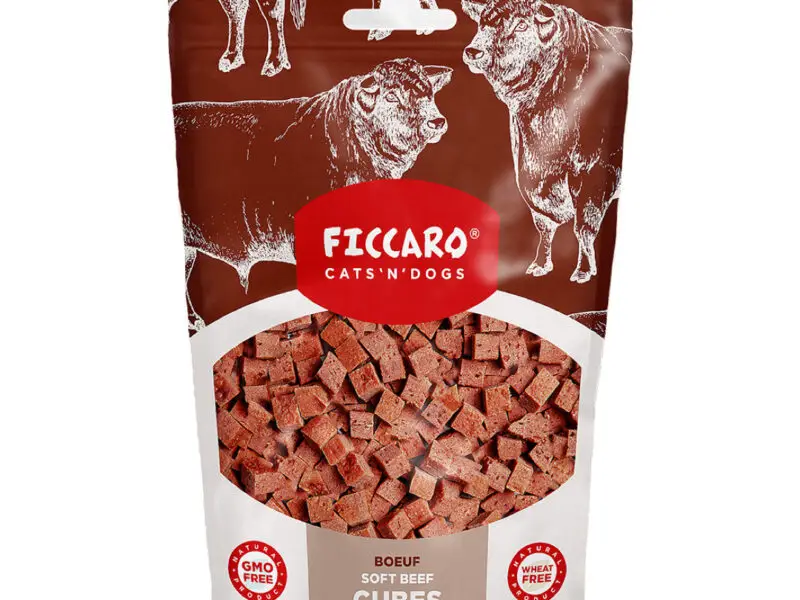 Ficcaro Godbidder Soft Cubes Okse 100 g