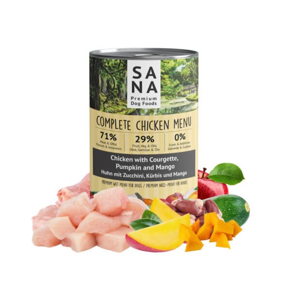 Sanadog Complete Chicken Menu Vådfoder 400 g