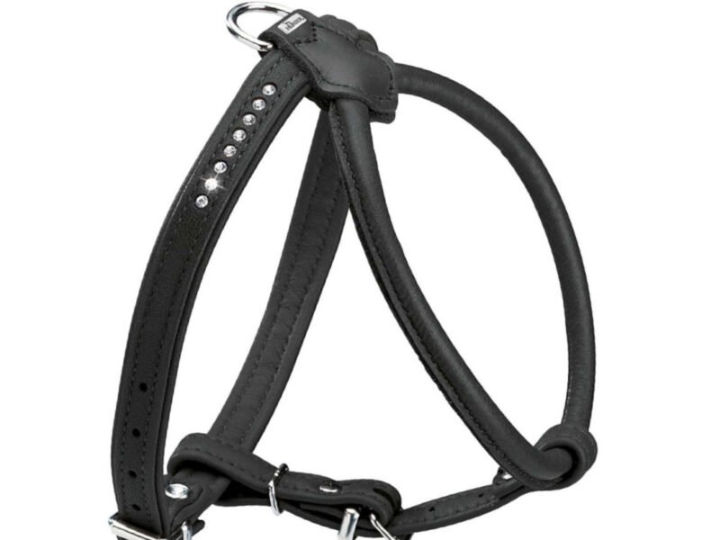 Hunter Canadian Up Rundsyet Lædersele M/Sten Sort