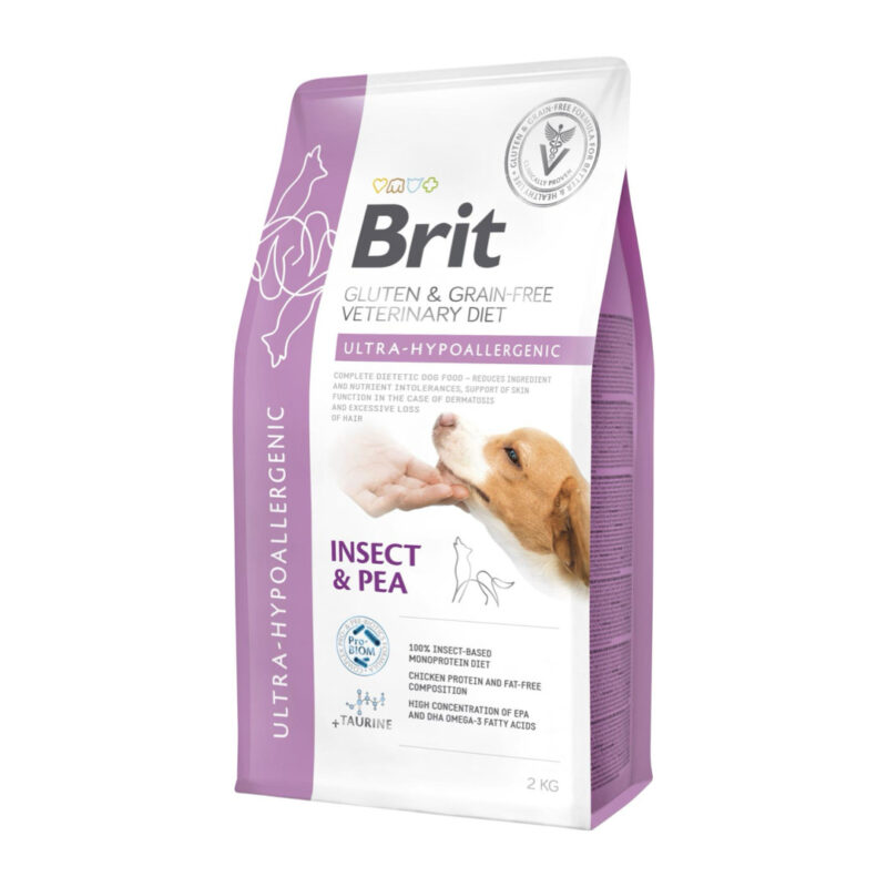 Brit Veterinary Diet Ultra-Hypoallergenic Skånekost M/Insektprotein 2 kg