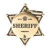 MyFamily Hundetegn Bronx Messing Sheriff Stjerne