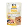 Brit Mini Fileter i Sauce Kanin & Laks 85 g
