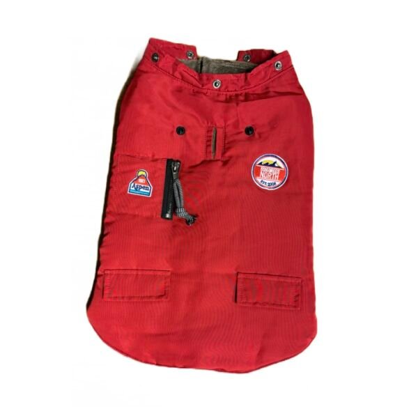 51DN Aspen Rød Parka Hundevinterfrakke M/Pelskrave - Image 3