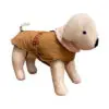 51DN Quilted Walker Camelfarvet Hundejakke M/Mavevarmer
