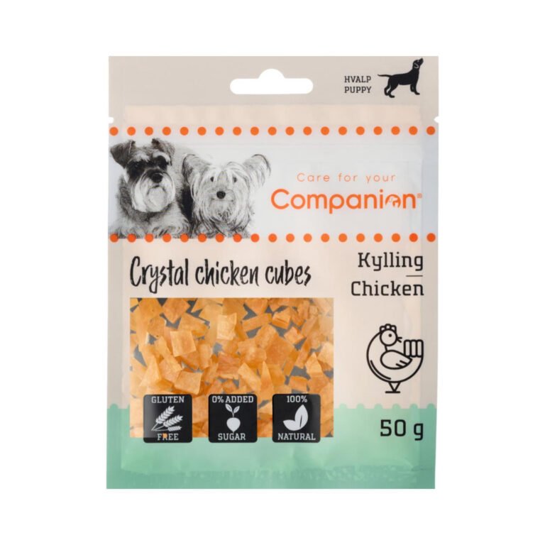 Companion Puppy Crystal Chicken Cubes 50g