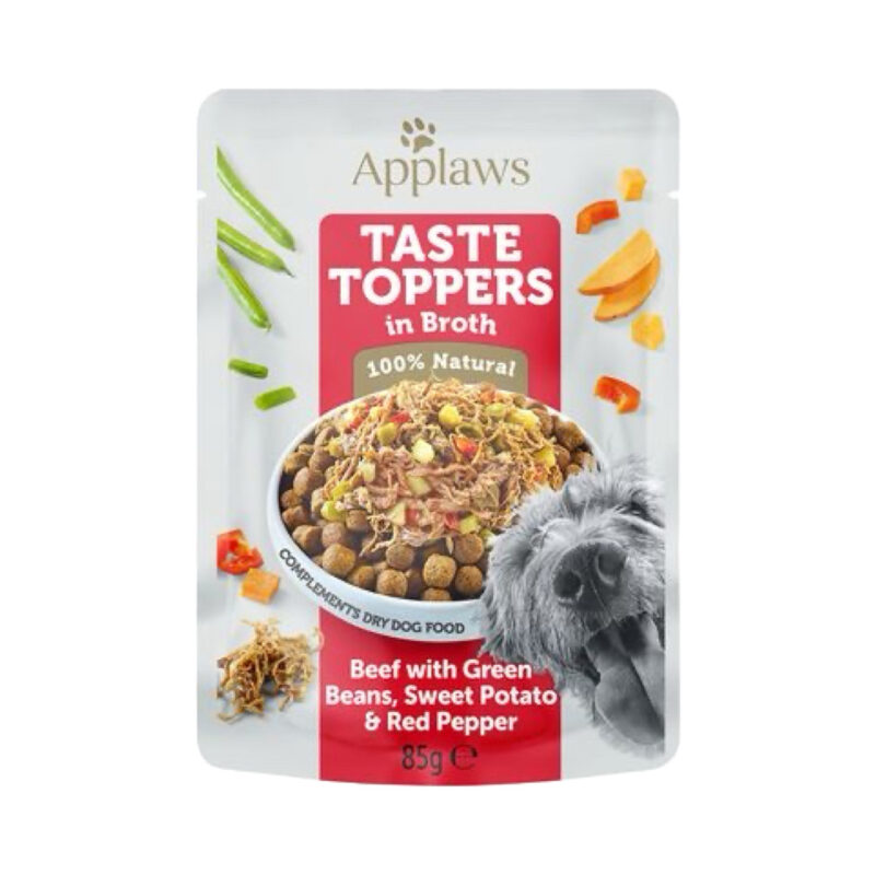 Applaws Taste Toppers Broth Oksekød & Grøntsager 85 g