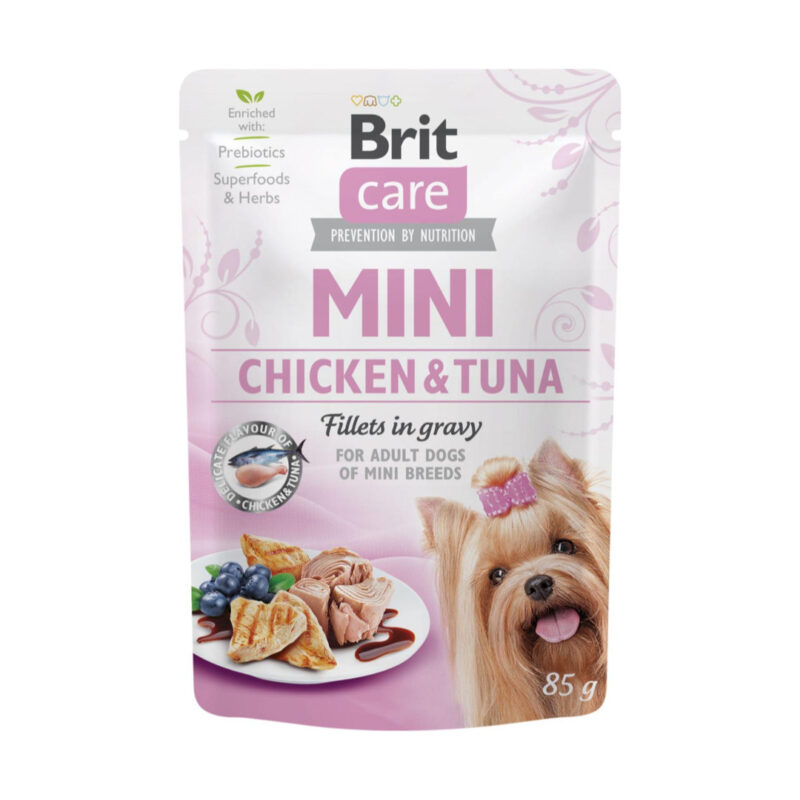 Brit Mini Fileter i Sauce Kylling & Tunfisk 85 g