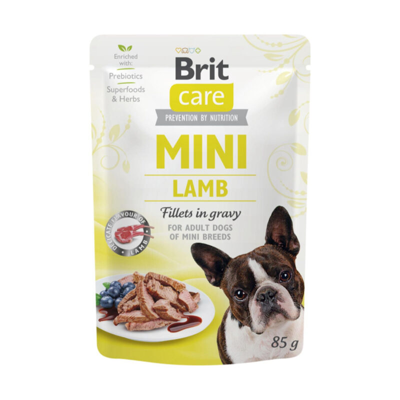 Brit Mini Fileter i Sauce Lammekød 85 g