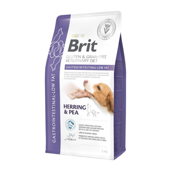 Brit Veterinary Diet Gastrointestinal Skånekost M/Sild & ærter 2 kg