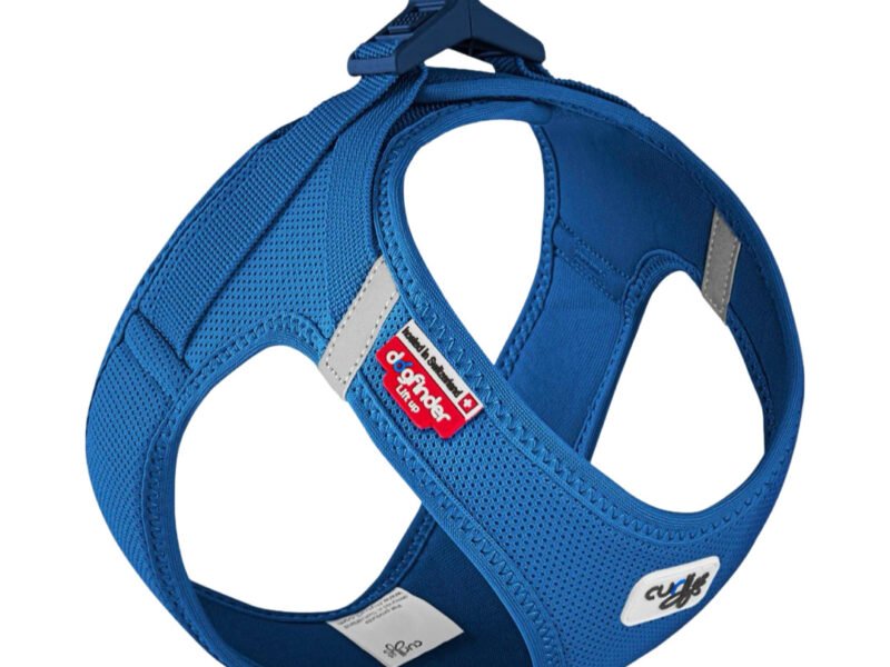 Curli Air-Mesh Vest Step-In Hundesele Blå