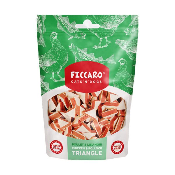 Ficcaro Godbidder Triangle Kylling & Sej 100 g