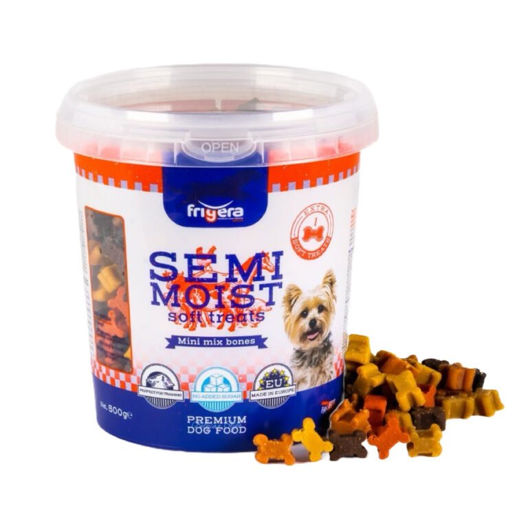 Frigera Soft Mini Kødben Mix Træningsgodbidder 500 g