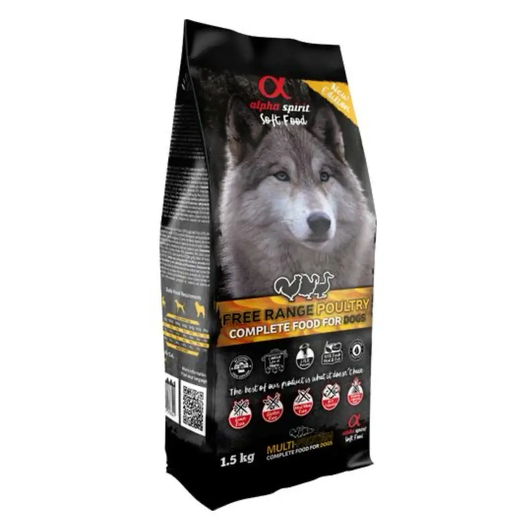 Alpha Spirit Complete Soft Food M/Fjerkræ