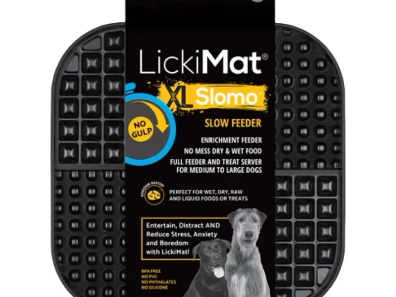 LickiMat SloMo XL Plast Slikkemåtte Til Større Hunde