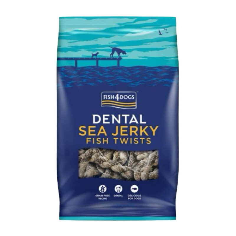 Fish4dogs Dental Sea Jerky - Fish Twists 100 g