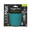 LickiMat Yoggie Pot Blå Gummi Aktiveringslegetøj
