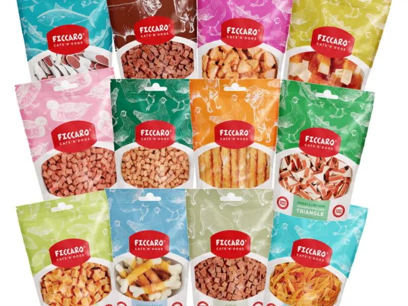 Ficcaro Hundesnacks - 12 Poser Blandede Varianter
