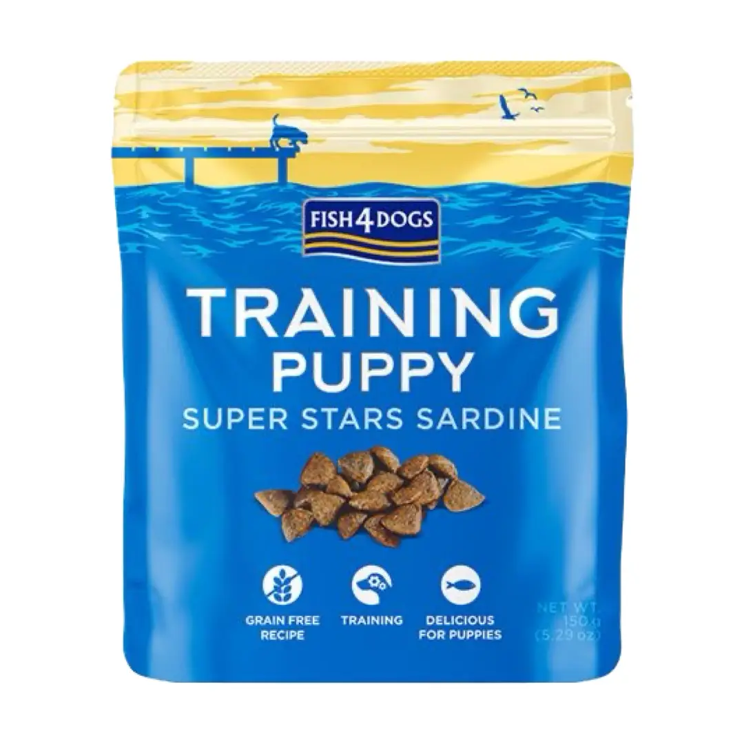Fish4dogs Training Puppy Super Stars Træningsbidder Hvalp 150 g