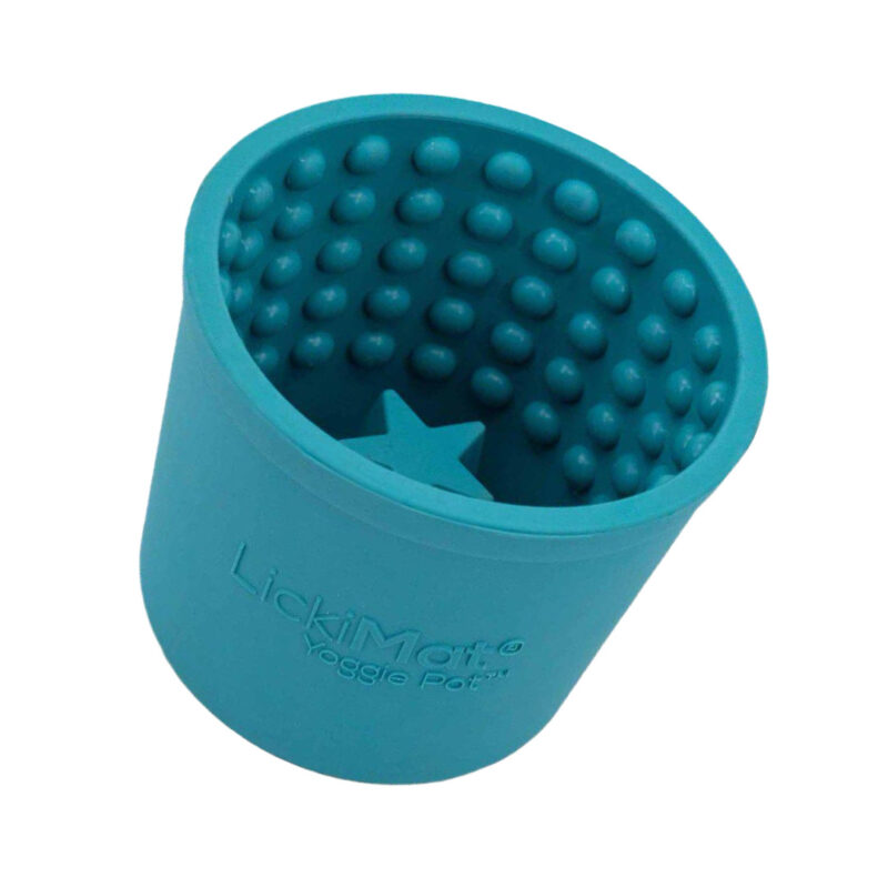 LickiMat Yoggie Pot Blå Gummi Aktiveringslegetøj - Image 2