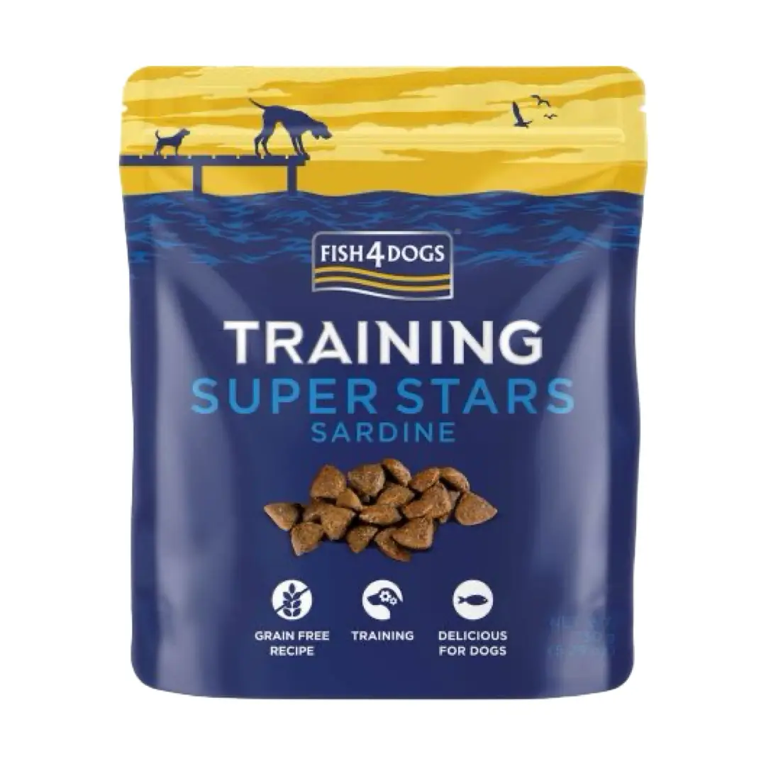 Fish4dogs Training Super Stars Træningsbidder 150 g