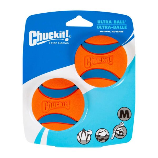 Chuckit Bold Ultra Ball Gummibolde 2 stk/pk - Image 3