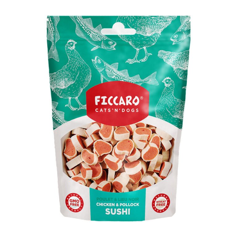 Ficcaro Godbidder Sushi Rolls Kylling & Sej 100 g