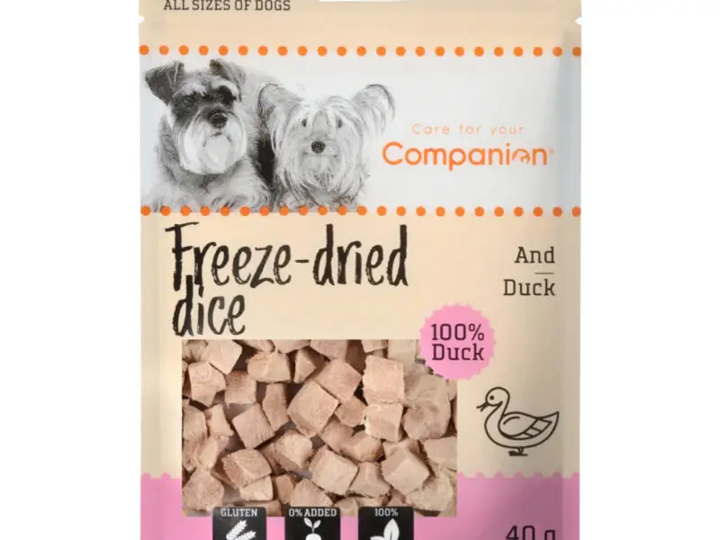 Companion Freeze Dried Dice Duck M/And 40g