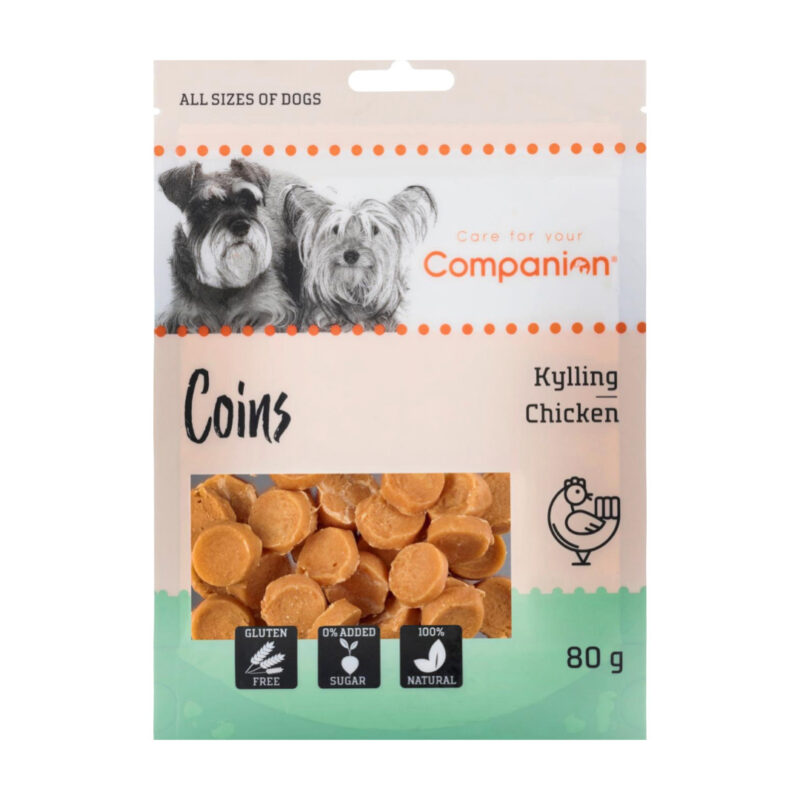 Companion Coins Chicken M/Kylling 80g