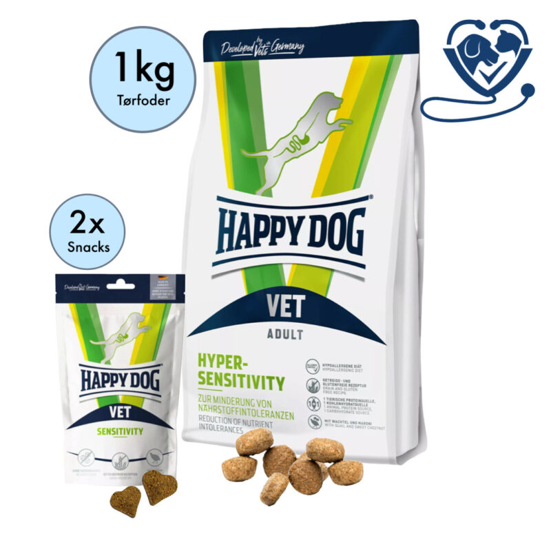 Happy Dog Vet Prøvepakke Hypersensitivity (Fødevareallergi)