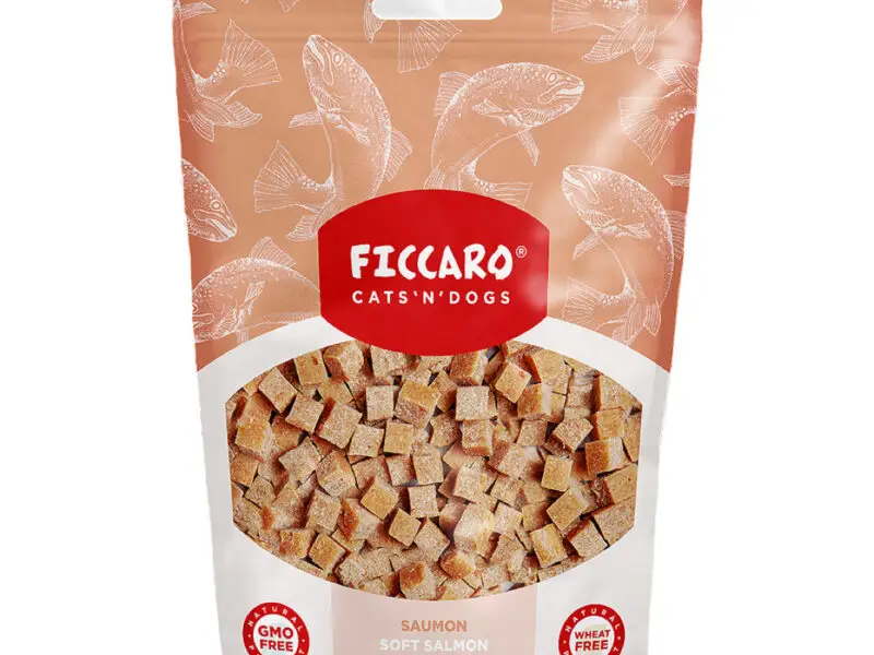 Ficcaro Godbidder Soft Cubes Laks Hundegodbidder 100 g