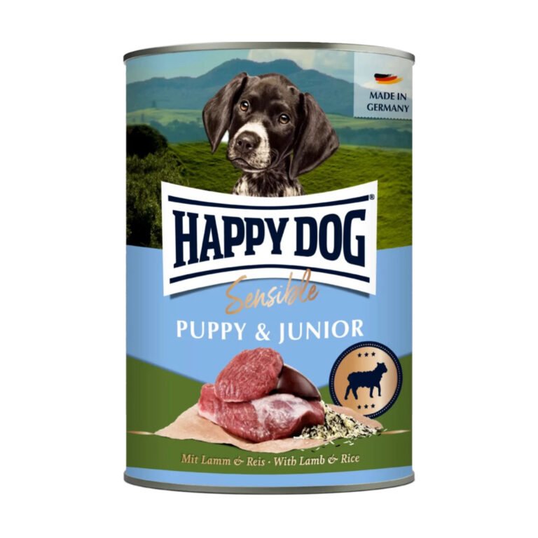 Happy Dog Puppy/Junior Lam & Ris Vådfoder 400g